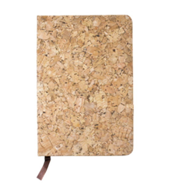 LIBRETA DE MANO CON PASTA DE CORCHO